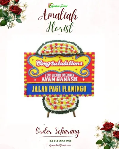 Bunga Papan Congratulation di Kukusan